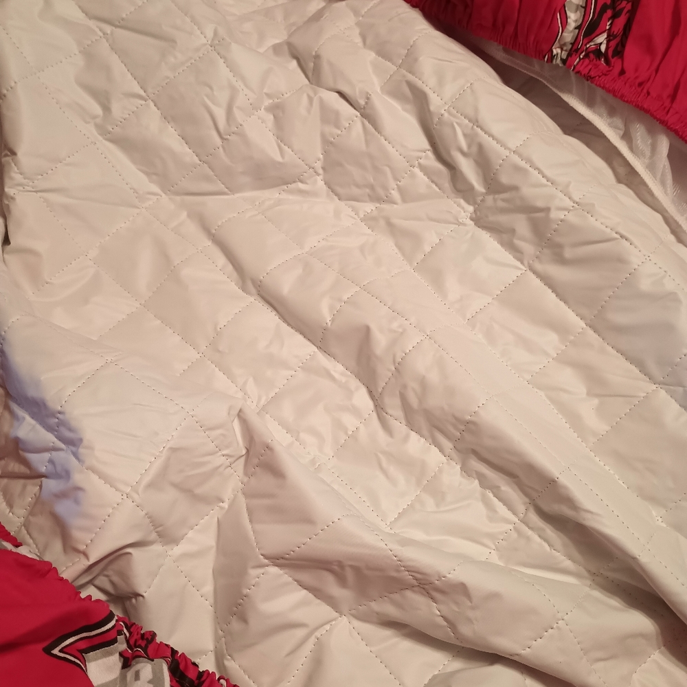 Arkansas Razorback crib sheet and liner . - Picture 3 of 7